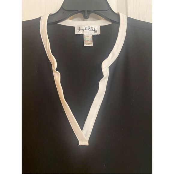 Joseph Ribkoff Sleeveless B-Neck Tunic Long Asymmetrical Sz. 14 - Picture 6 of 9